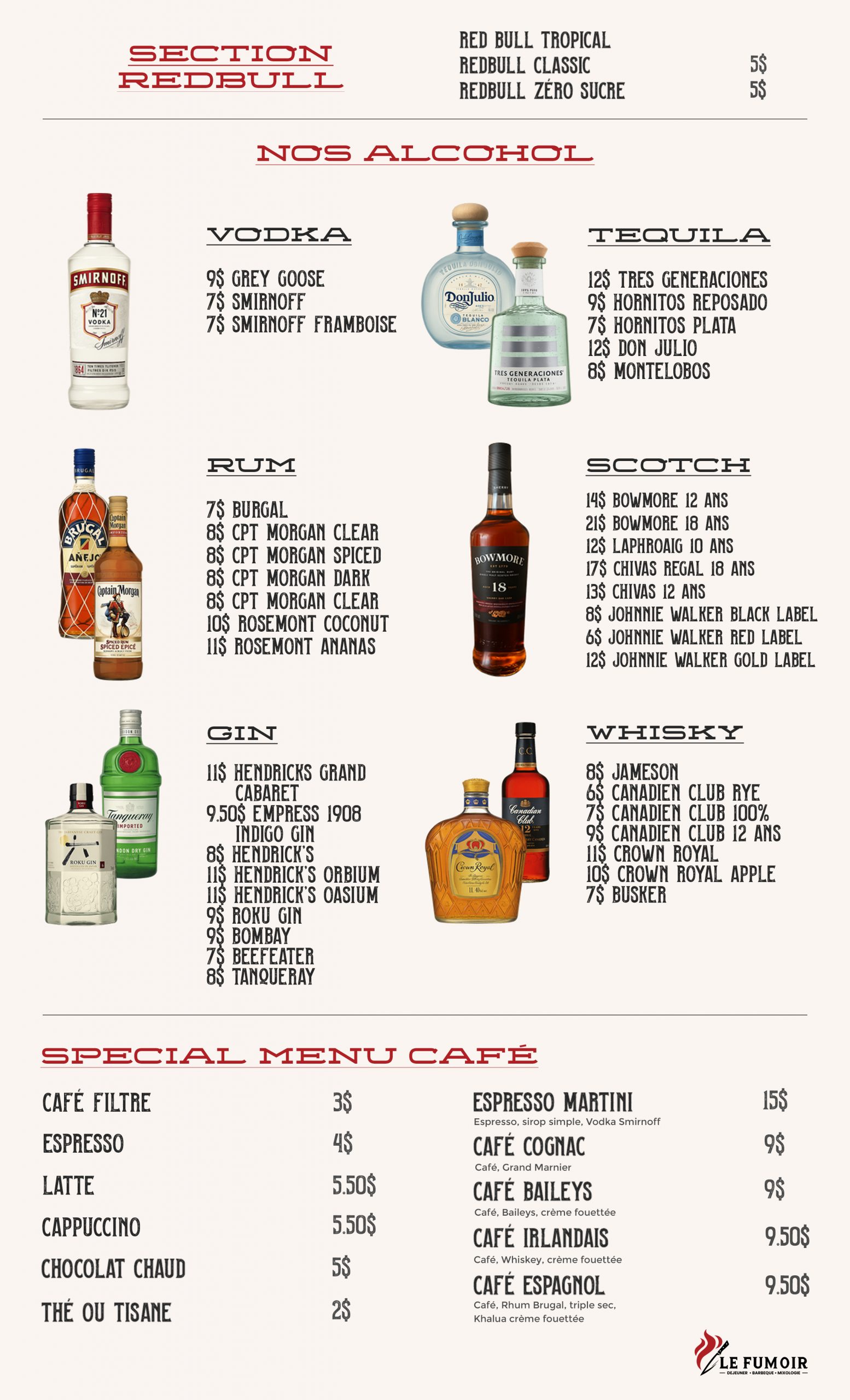 Le Fumoir Mixologie Menu Page 3_French